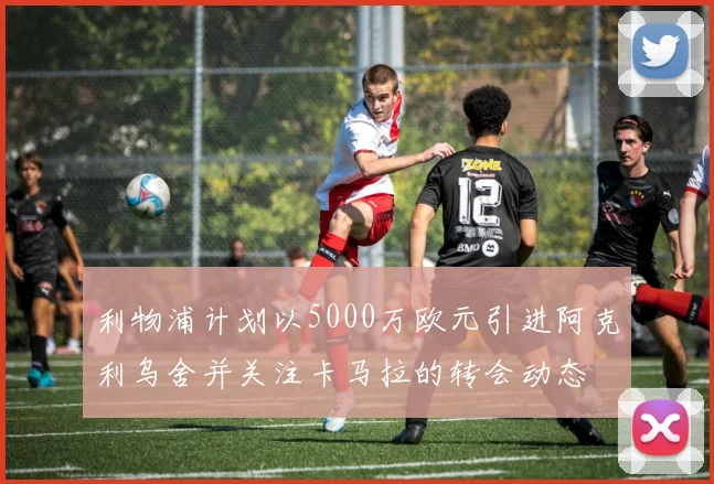 利物浦计划以5000万欧元引进阿克利乌舍并关注卡马拉的转会动态